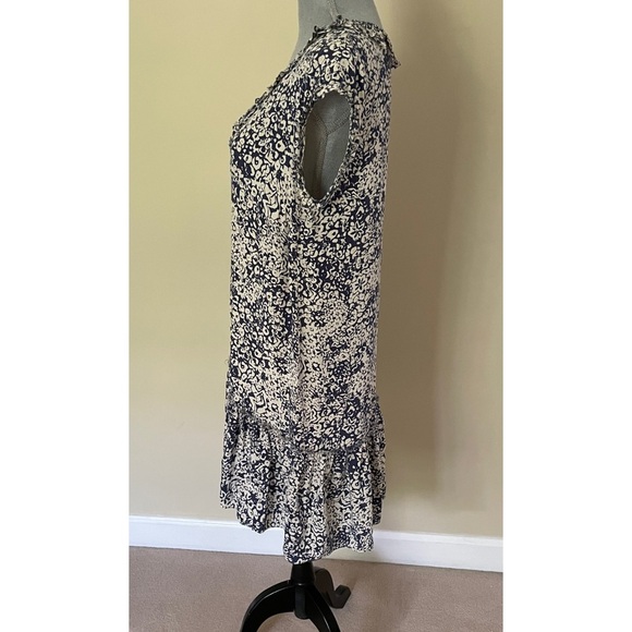 JOIE SILK SHIFT STYLE FLORAL DRESS SIZE S - Picture 4 of 9